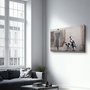Wallity Pintura Decorativa de Vidrio Templado Multicolor 46 x 72 cm